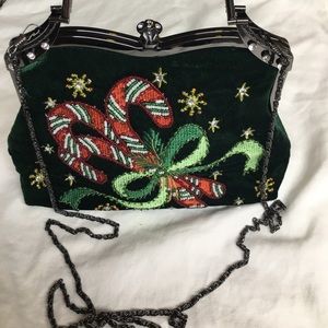 Vendula London Christmas handbag, clutch